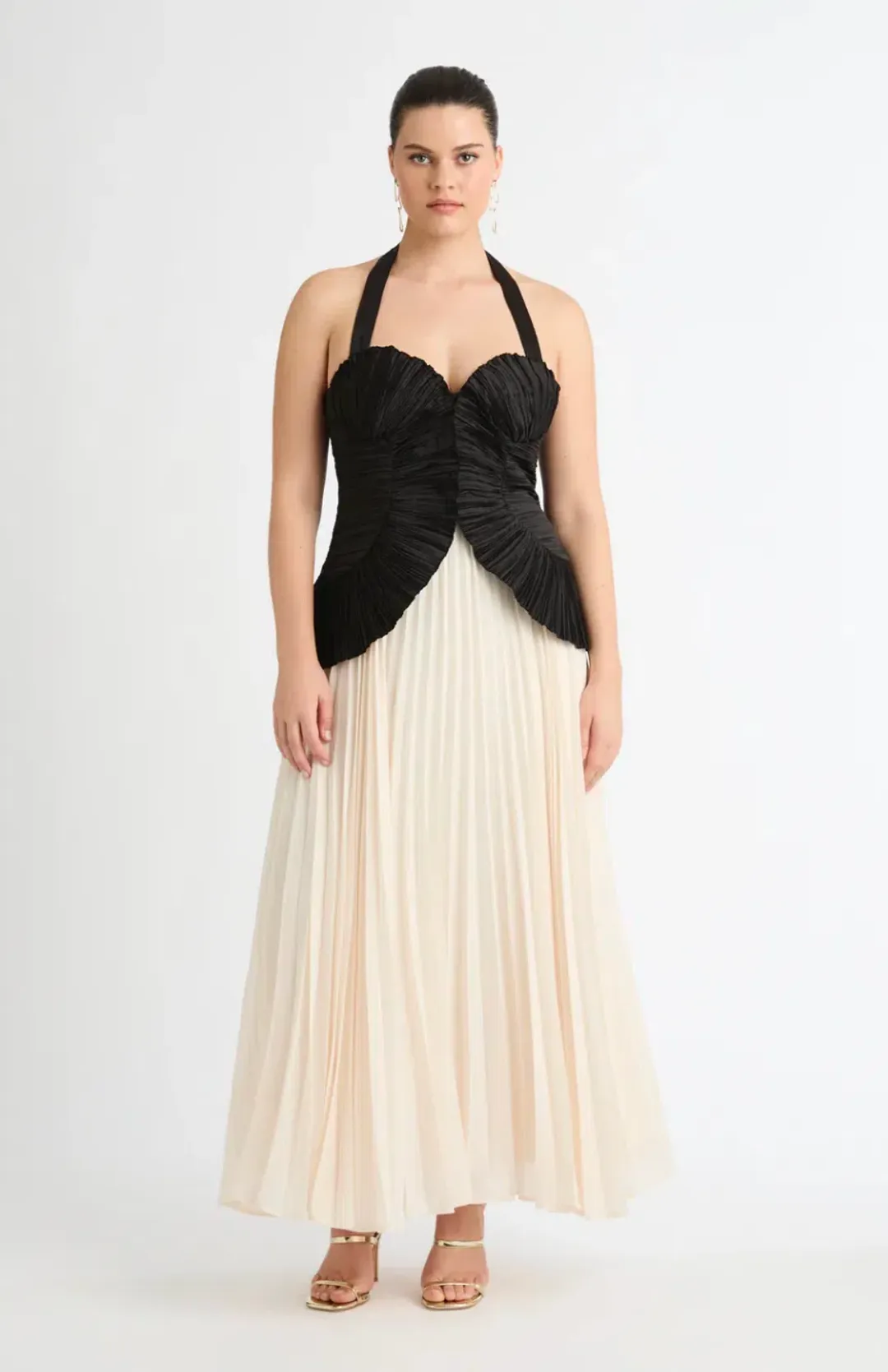 Sheike SORAYA MAXI DRESS Black & White size 10 for rent on The Volte - main image