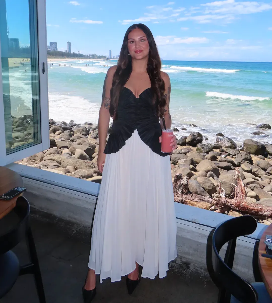 Sheike SORAYA MAXI DRESS Black & White size 10 for rent on The Volte - main image