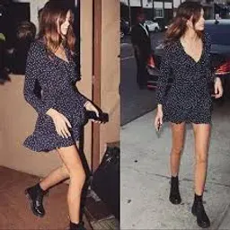 REALISATION PAR THE ALEXANDRA MINI DRESS NAVY STAR SIZE 12 for rent on The Volte - image 4