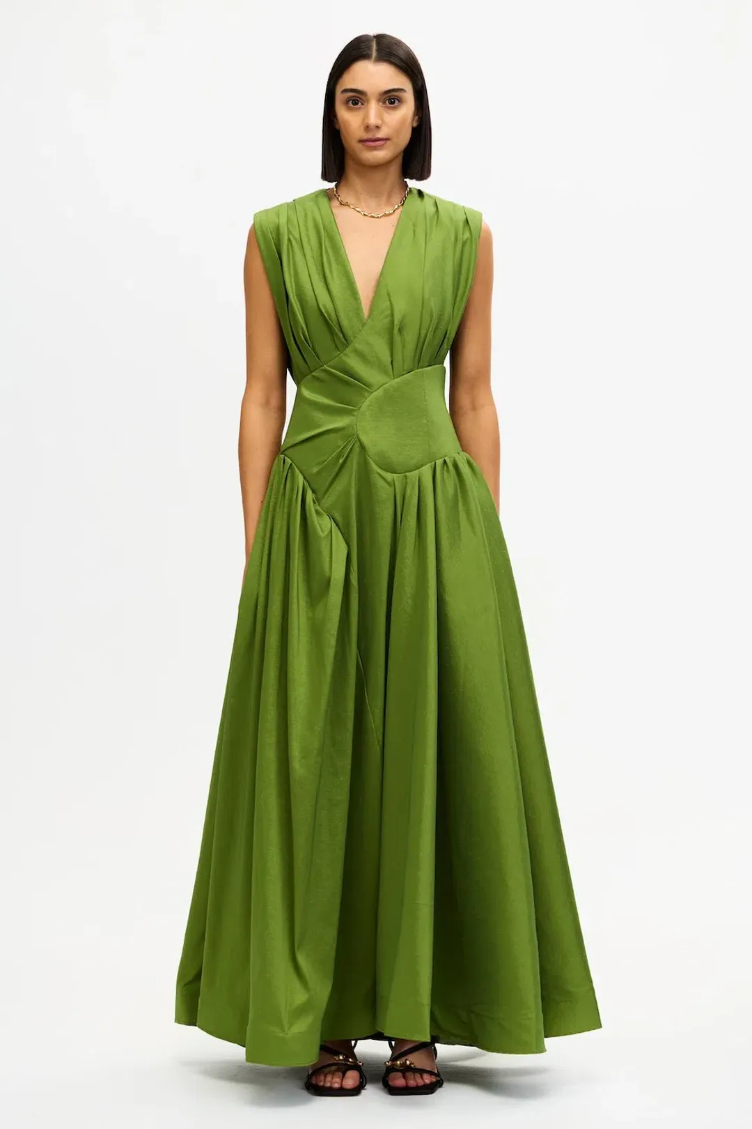 Acler Innoxhill V Neck Maxi Dress for rent on The Volte - main image