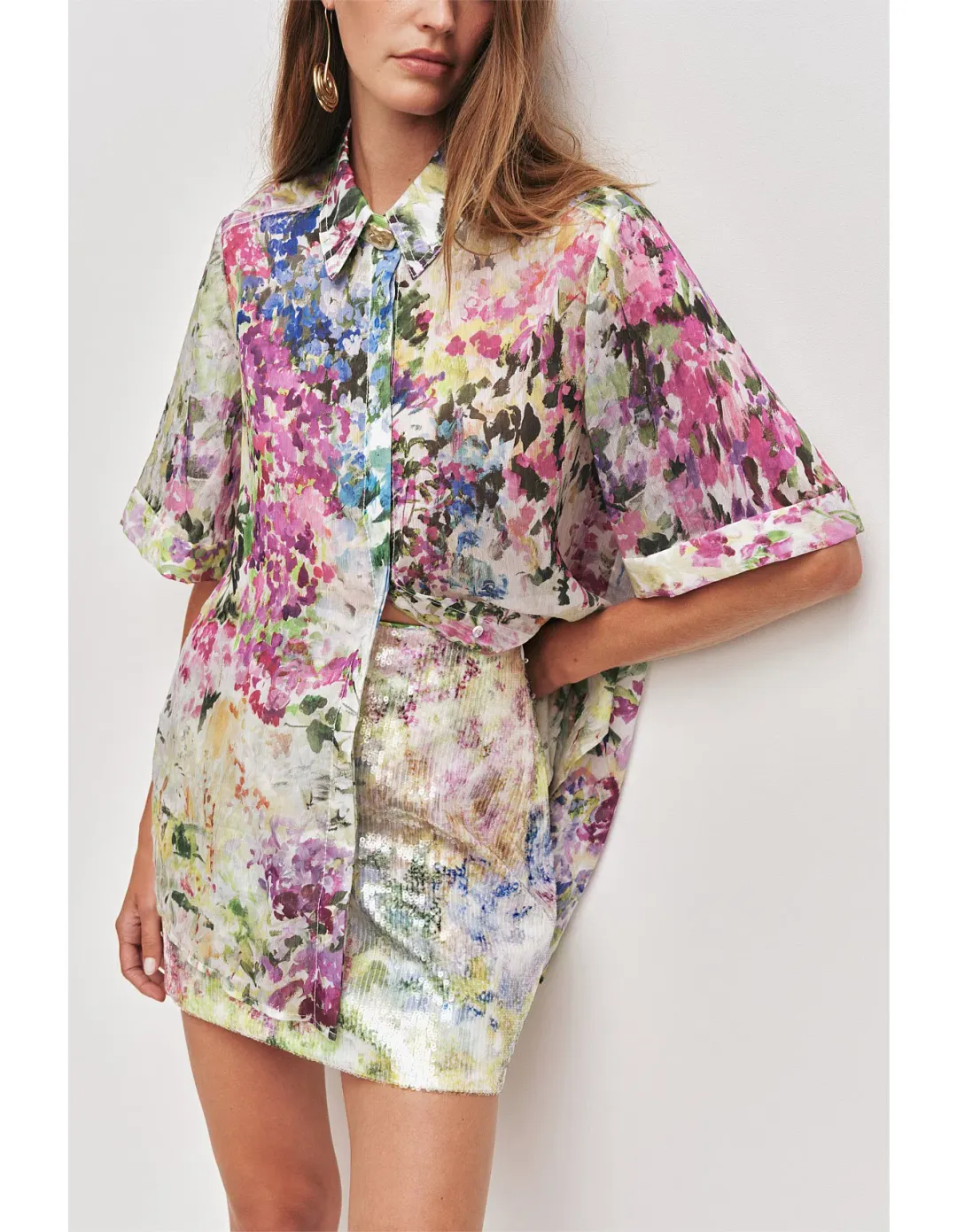 Aje Dahlia Mini Skirt for rent on The Volte - main image