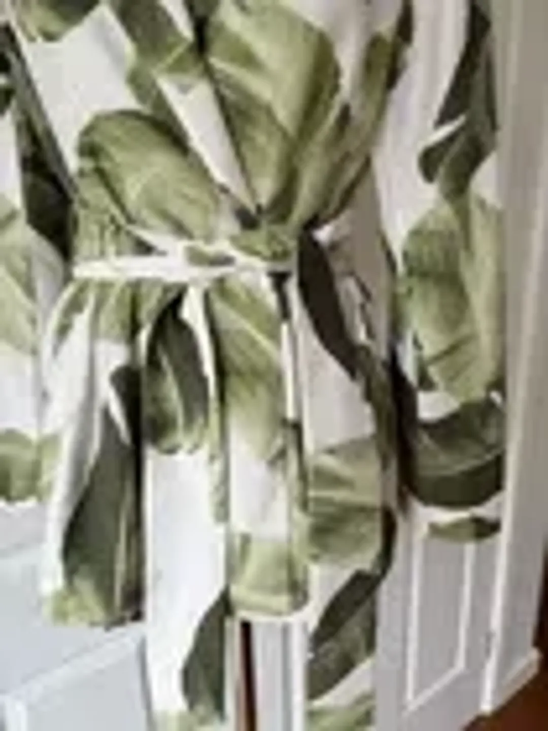 New TRENERY 2-Piece Suit, Palm Leaf Print Green & Pale Pink [10] Pants & Jacket 🩷 for rent on The Volte - main image