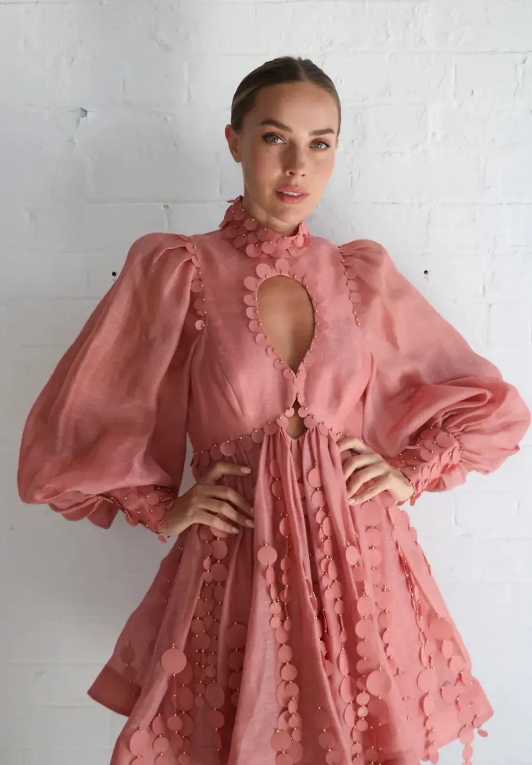 ~ ZIMMERMANN CONCERT DISC MINI DRESS SIZE 2/12 for rent on The Volte - main image