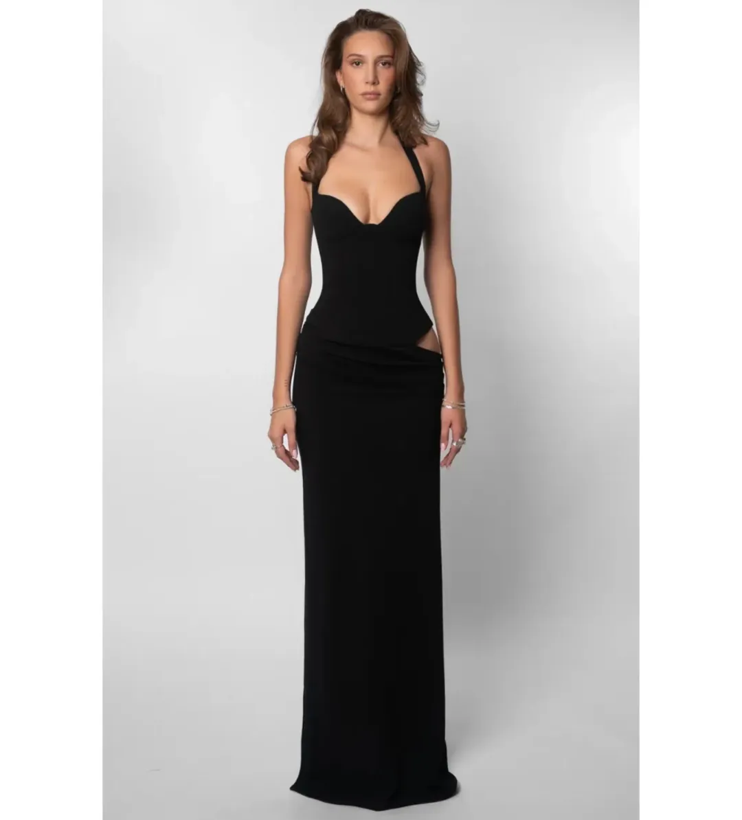 Fenity Hailey Dress in Black Size S/AU8 for rent on The Volte - main image