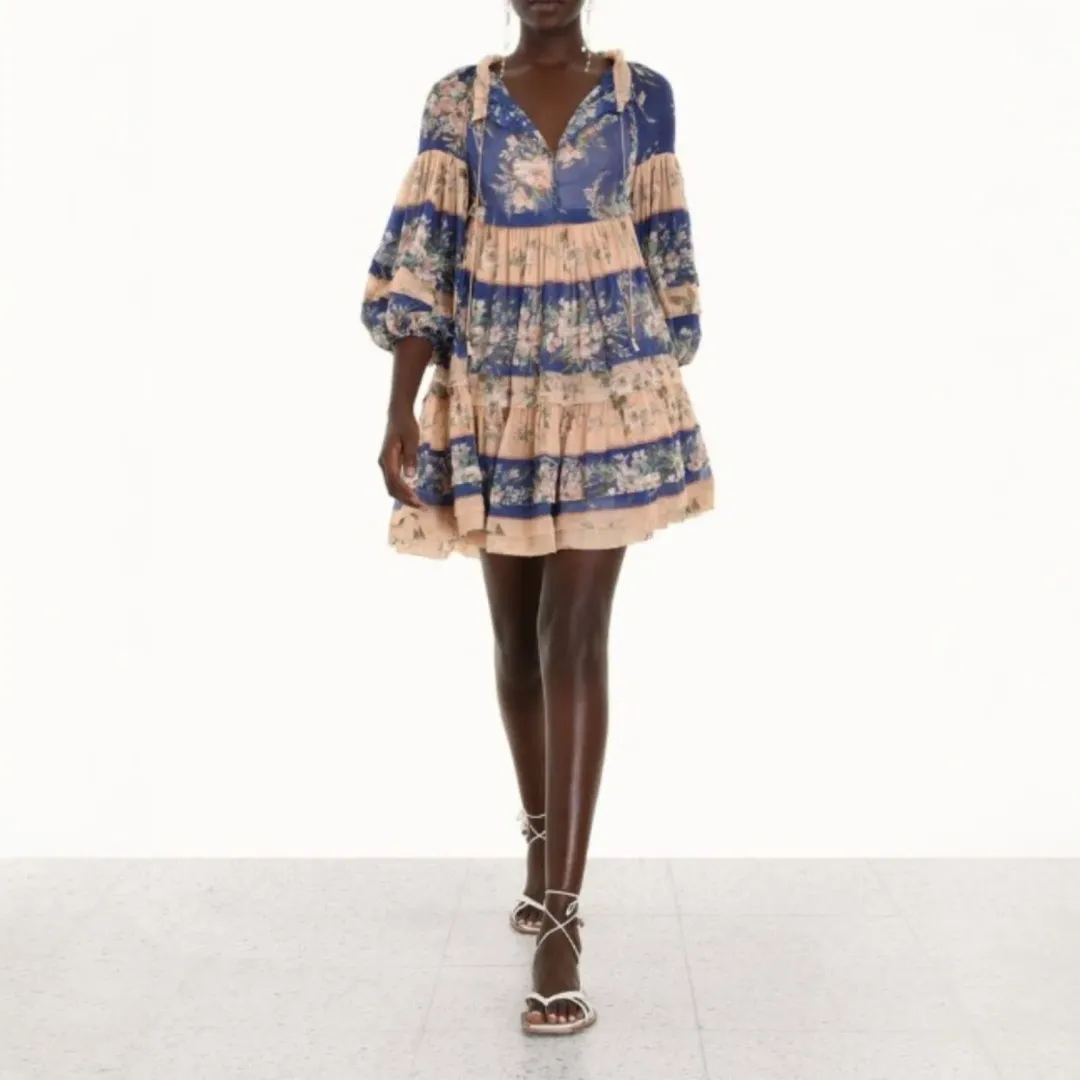 Zimmermann Moonshine Tuck Dress Size 0 / 8 AU for rent on The Volte - main image