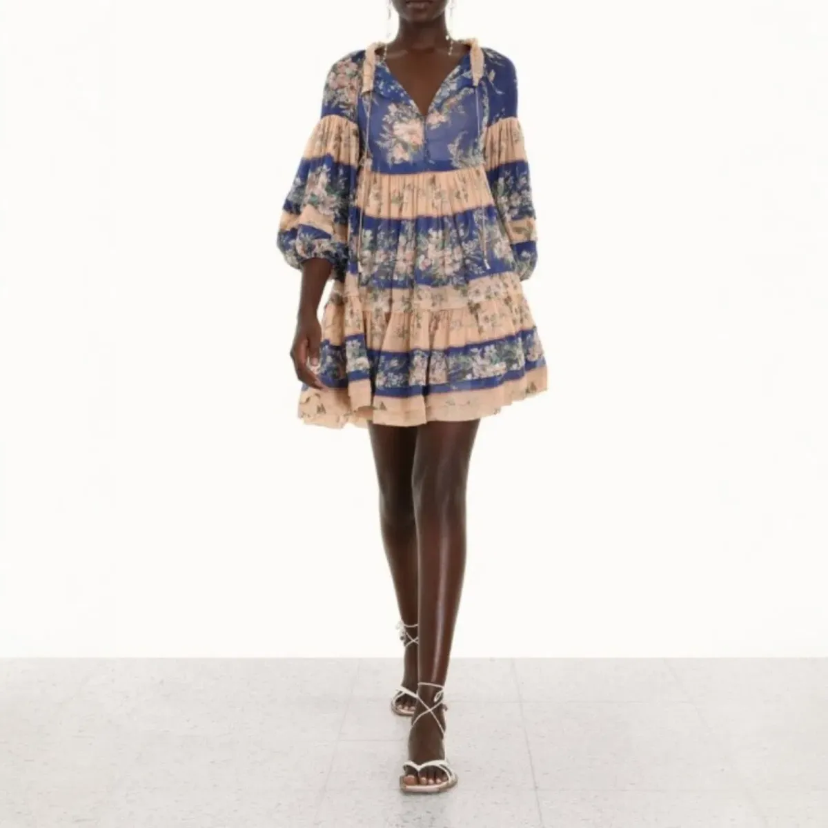 Zimmermann Moonshine Tuck Dress Size 0 / 8 AU for rent on The Volte - main image