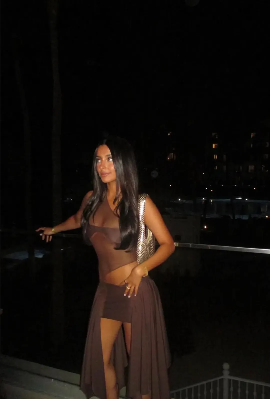 Revolve Tricot Mesh mini Dress size small for rent on The Volte - main image