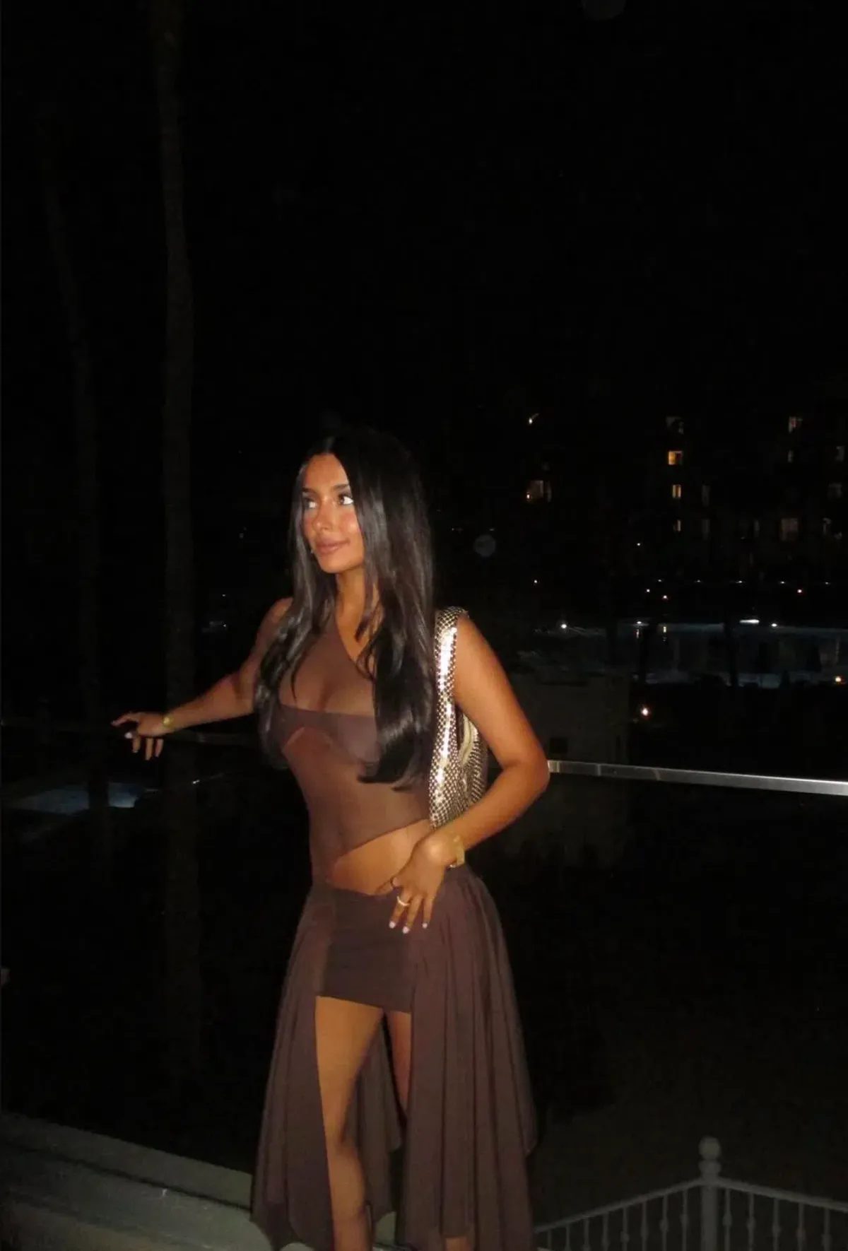 Revolve Tricot Mesh mini Dress size small for rent on The Volte - main image