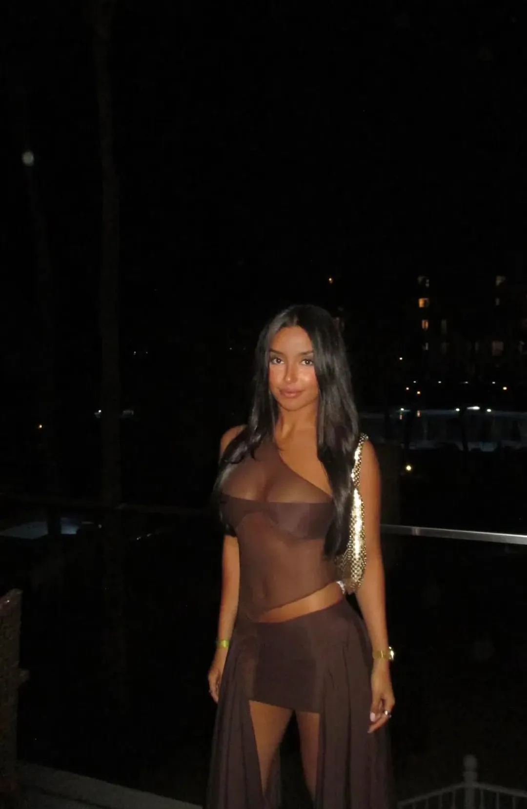 Revolve Tricot Mesh mini Dress size small for rent on The Volte - main image