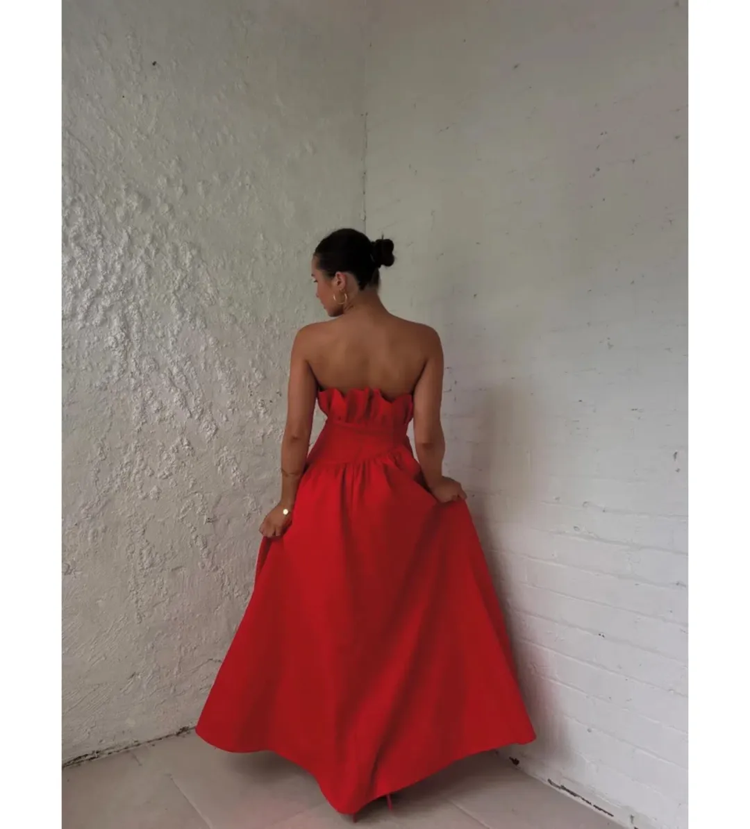 Elliatt Laurel Sleeveless Maxi Dress In Red Size XXS/AU4 for rent on The Volte - main image