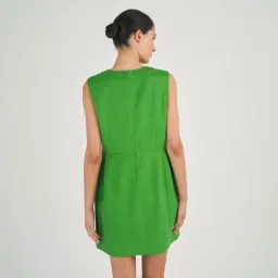 Oroton Bow Mini Dress in Green Size 14 for rent on The Volte - image 3