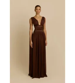 Arcina Ori Ramona Dress in Cacao Size XS/AU6 for rent on The Volte - image 2