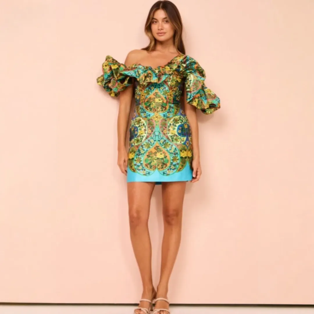 Alemais Sofie Mini Dress Size 10 for rent on The Volte - main image