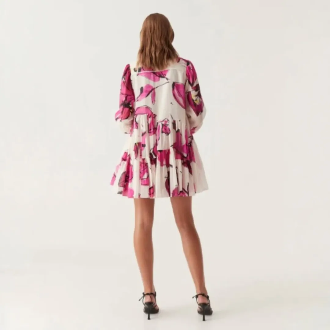 Aje Georgia Smock Mini Dress Size 12 for rent on The Volte - main image