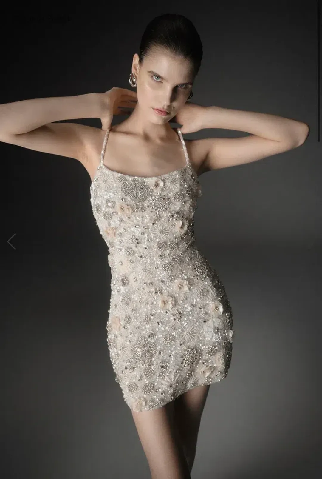 RACHEL GILBERT FRANCESCA MINI DRESS IVORY SIZE 0 / AU 6 for rent on The Volte - main image