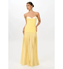 She is Olla Nicolette Dress in Canary Size M/AU10 for rent on The Volte - image 1