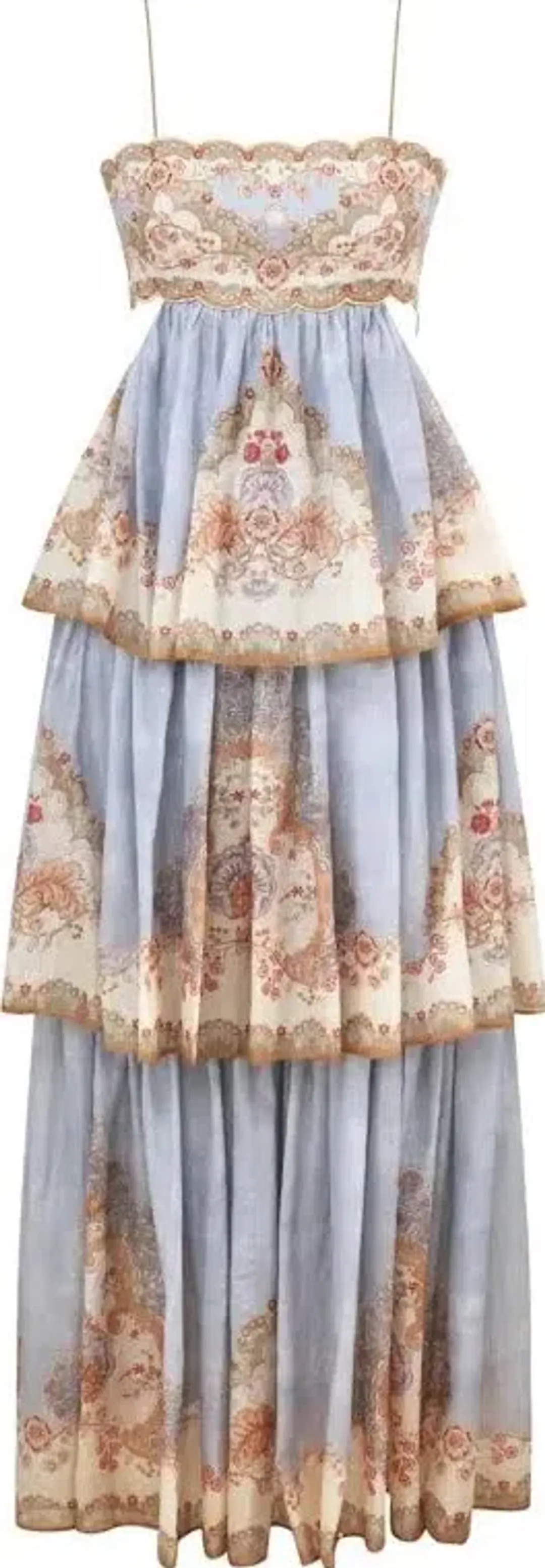 ZIMMERMANN DAYLIGHT TIERED MAXI DRESS SIZE 4 for rent on The Volte - main image