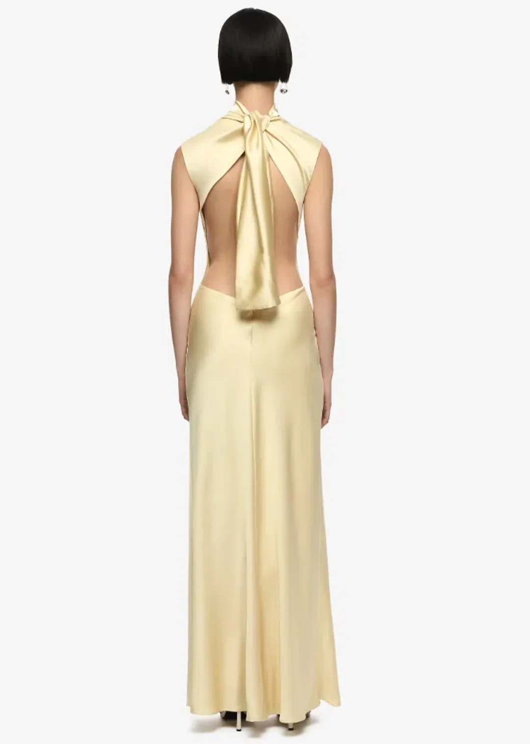 Bec & Bridge ELIAS MAXI DRESS Butter Size 10 for rent on The Volte - main image