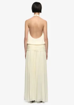 Bec & Bridge JASMIN V MAXI DRESS LEMON SORBET size 8 for rent on The Volte - image 2