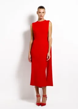 Effie Kats Kaya Midi - Cherry Red Size XS for rent on The Volte - image 1