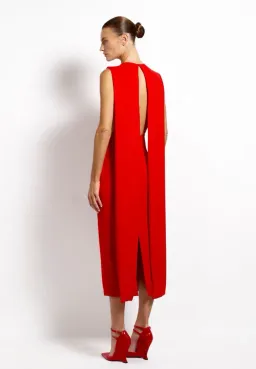 Effie Kats Kaya Midi - Cherry Red Size M for rent on The Volte - image 2