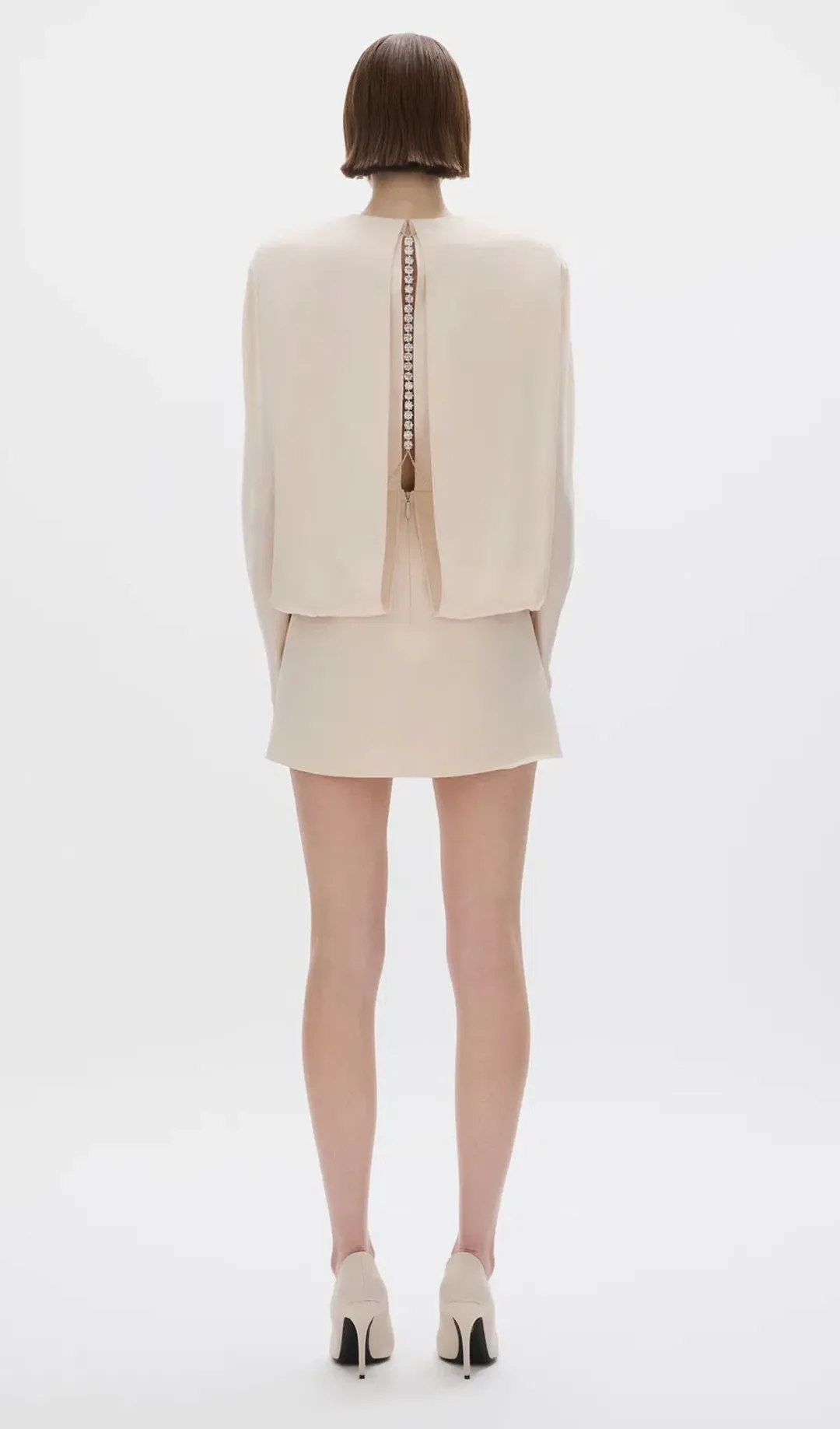 Rachel Gilbert Florida Mini Dress in Champagne AU 8 for rent on The Volte - main image