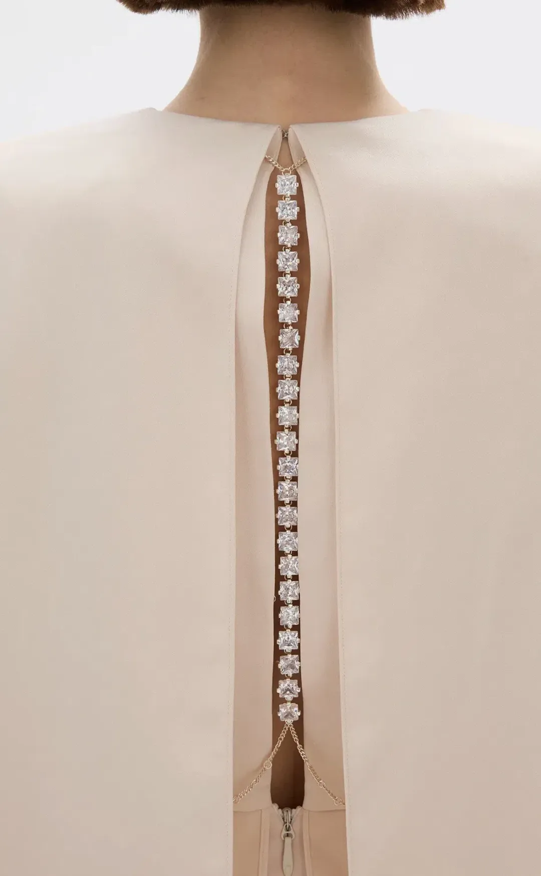 Rachel Gilbert Florida Mini Dress in Champagne AU 10 for rent on The Volte - main image