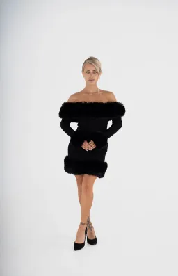 House of Cb Keilani Mini Dress Black for rent on The Volte - image 2