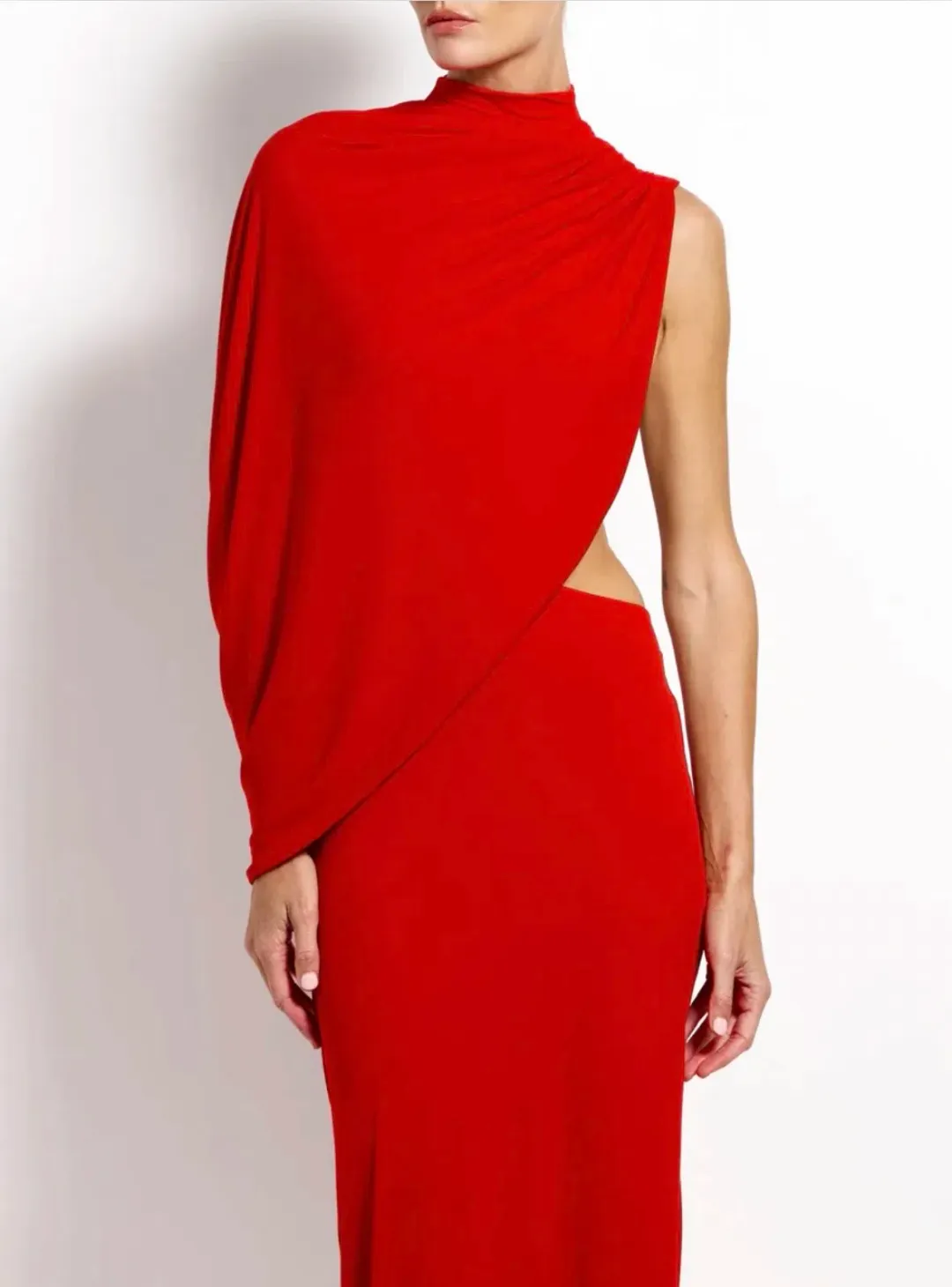 Effie Kats Aleksi Gown - Rio (red) - Size 10 for rent on The Volte - main image