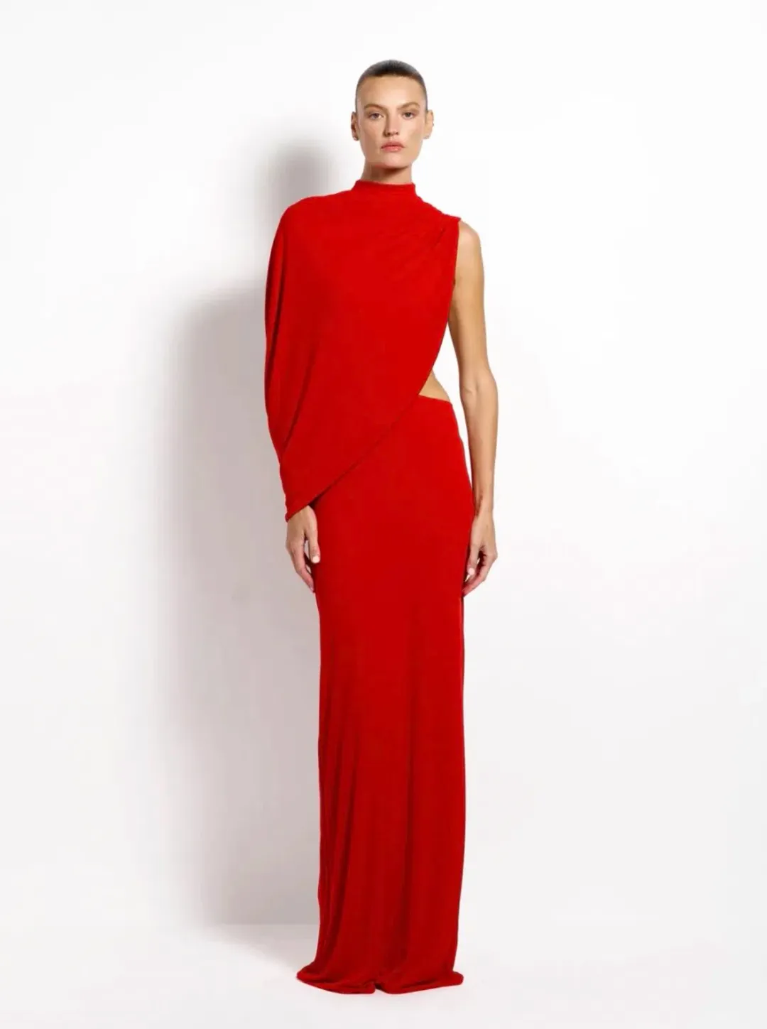Effie Kats Aleksi Gown - Rio (red) - Size 10 for rent on The Volte - main image