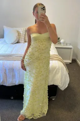 ENCHANTMENT BALCONETTE DRESS | LIMONCELLO - SIZE 6 for rent on The Volte - image 1