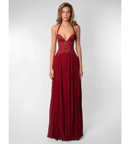 Fenity Gaia Dress in Red Size XS for rent on The Volte - image 1