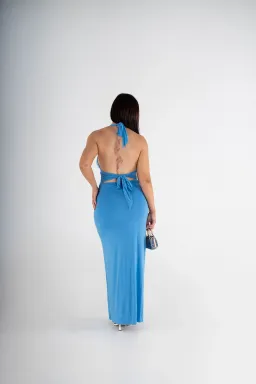 Kookai Leni Maxi Dress Blue for rent on The Volte - image 2