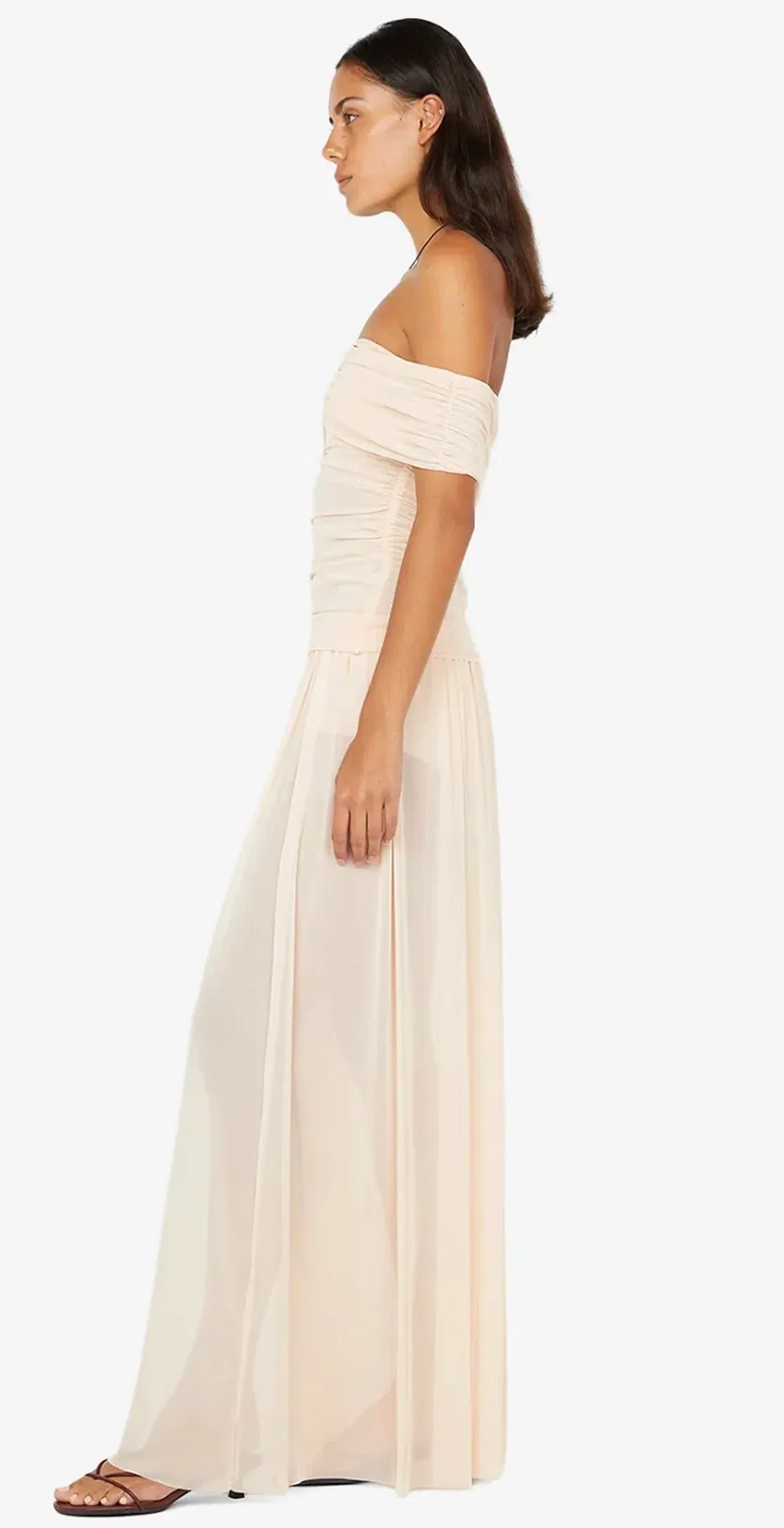 Bec and Bridge Camille Peach Skirt for rent on The Volte - main image