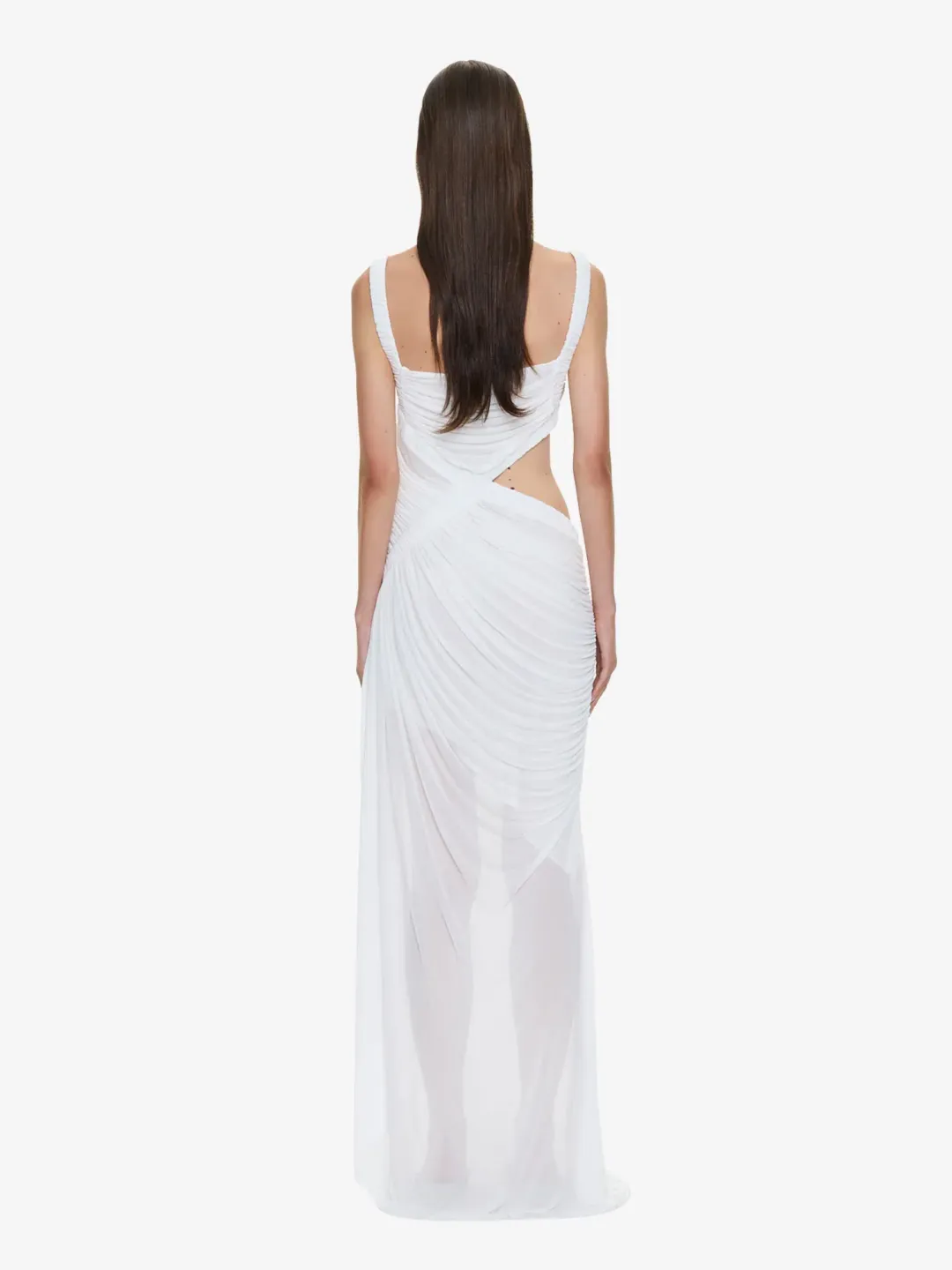 Christopher Esber Theia Squared Dress White Size 8 for rent on The Volte - main image