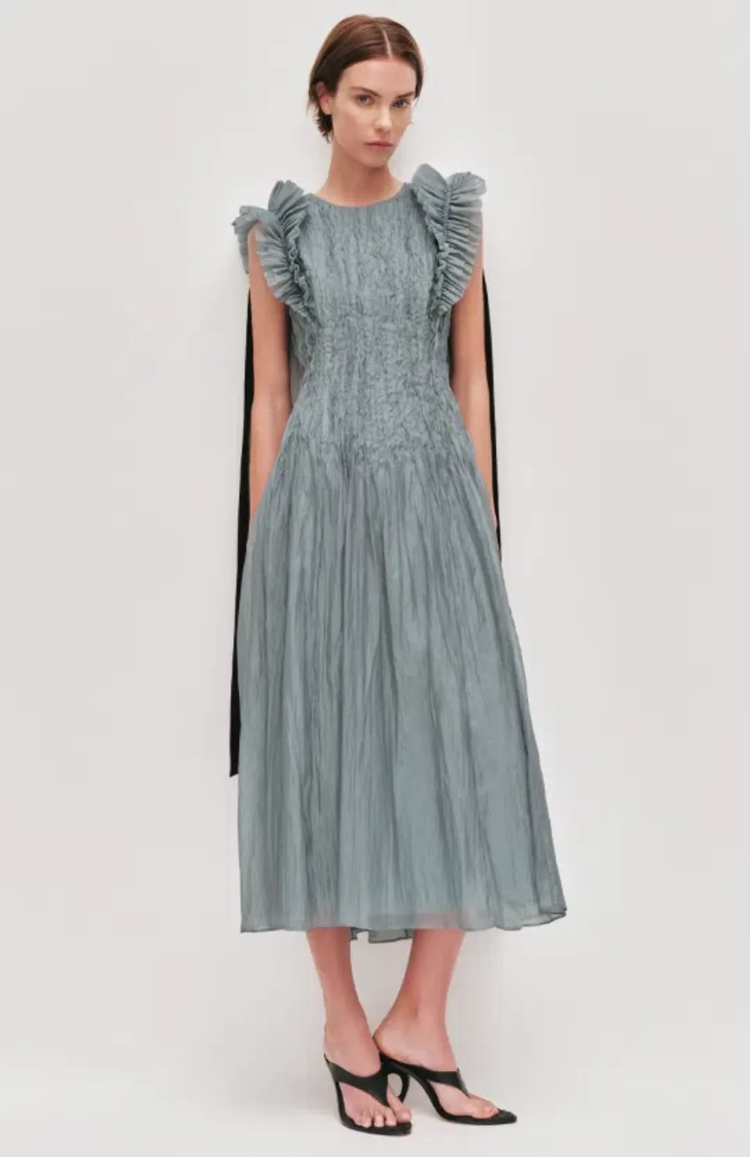 AJE Mathilde Maxi Dress Duck egg Size 6 for rent on The Volte - main image