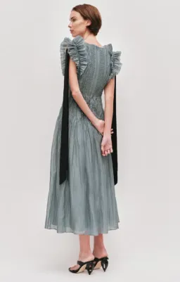 AJE Mathilde Maxi Dress Duck egg Size 8 for rent on The Volte - image 2