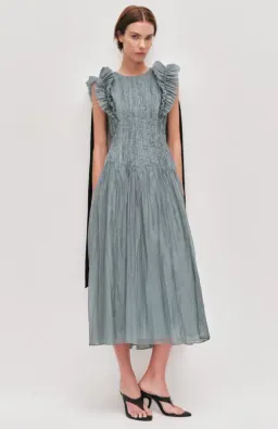 AJE Mathilde Maxi Dress Duck egg Size 12 for rent on The Volte - image 1