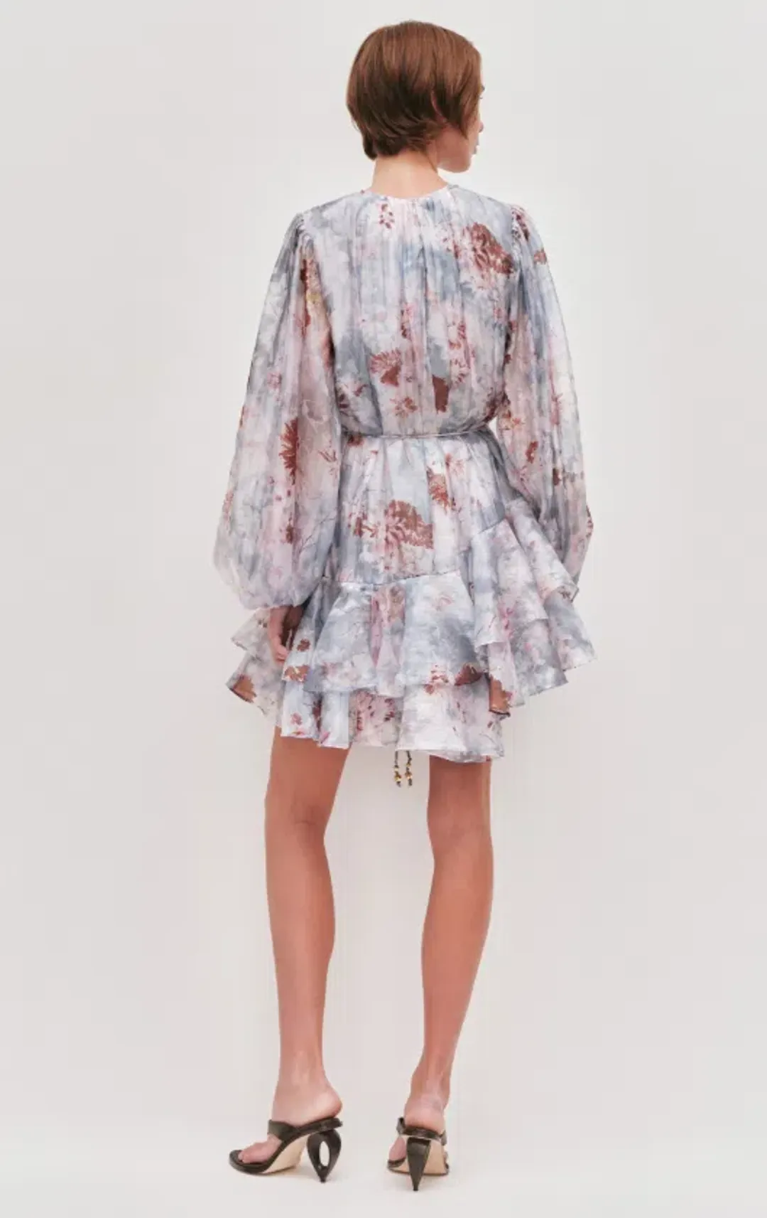 AJE Gabriella Mini Dress Full bloom Size 10 for rent on The Volte - main image