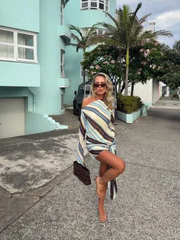 Benni Elise Mini Ocean Stripe Size 6 for rent on The Volte - image 1