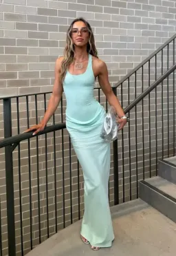 Benni Jade Maxi Dress – Bleached Aqua sz 12 for rent on The Volte - image 5