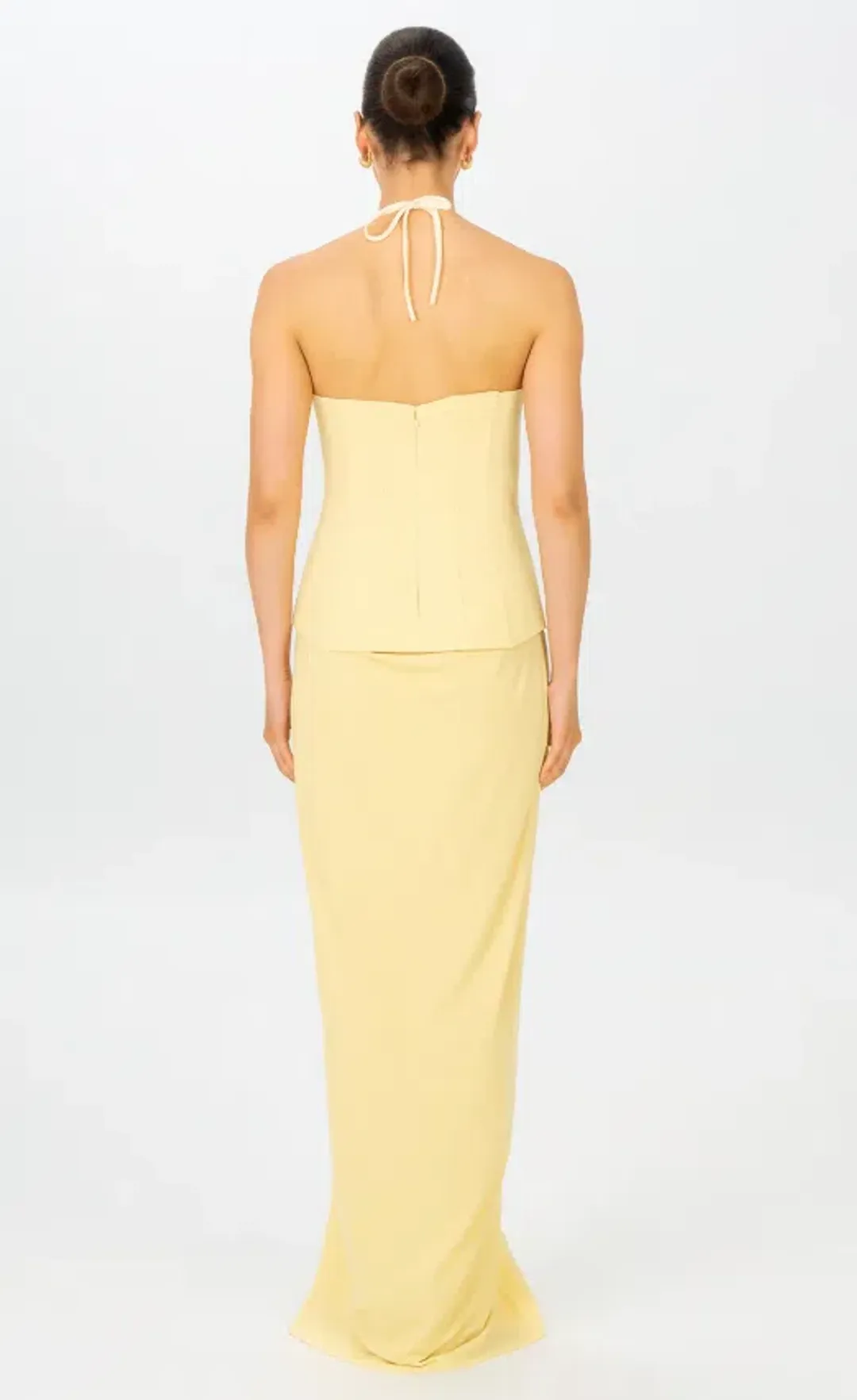 Jefre Sei Landon Dress – Yellow sz 8 for rent on The Volte - main image