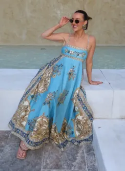 Alèmais x La. Sirena Cassie Exclusive Midi Dress sz 8 for rent on The Volte - image 1