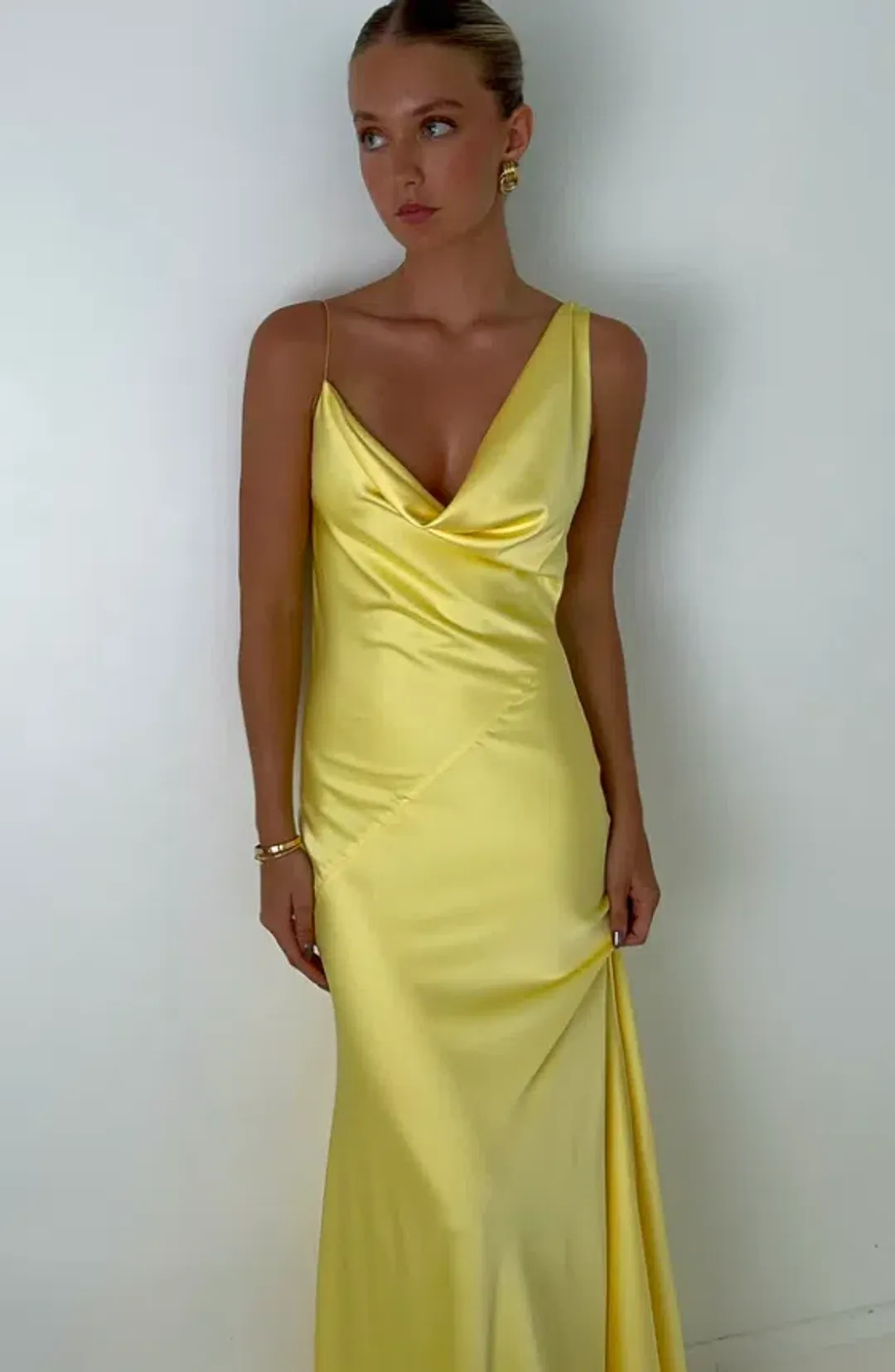 HNTR The Label Bianka Gown – Lemon sz 6 for rent on The Volte - main image