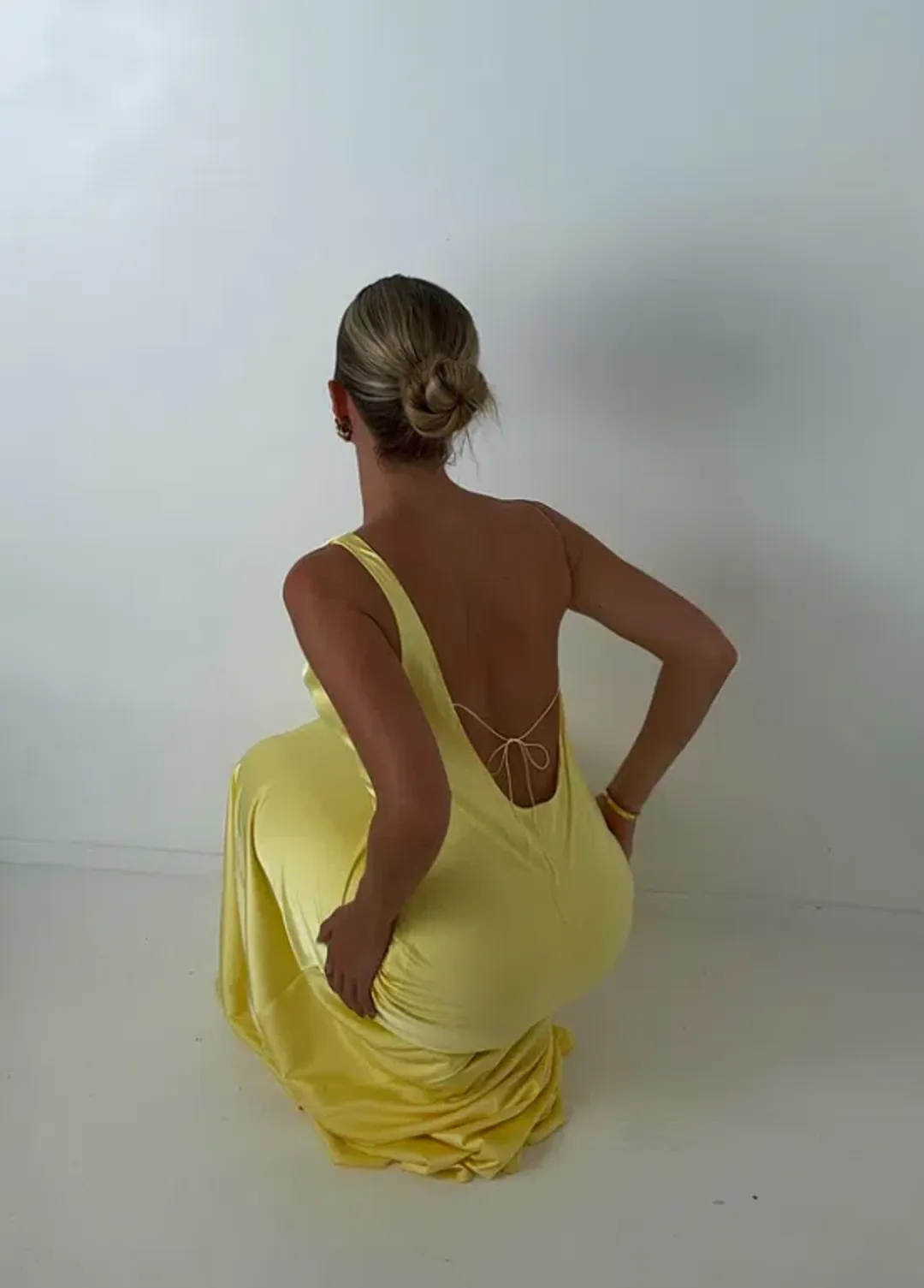 HNTR The Label Bianka Gown – Lemon sz 6 for rent on The Volte - main image