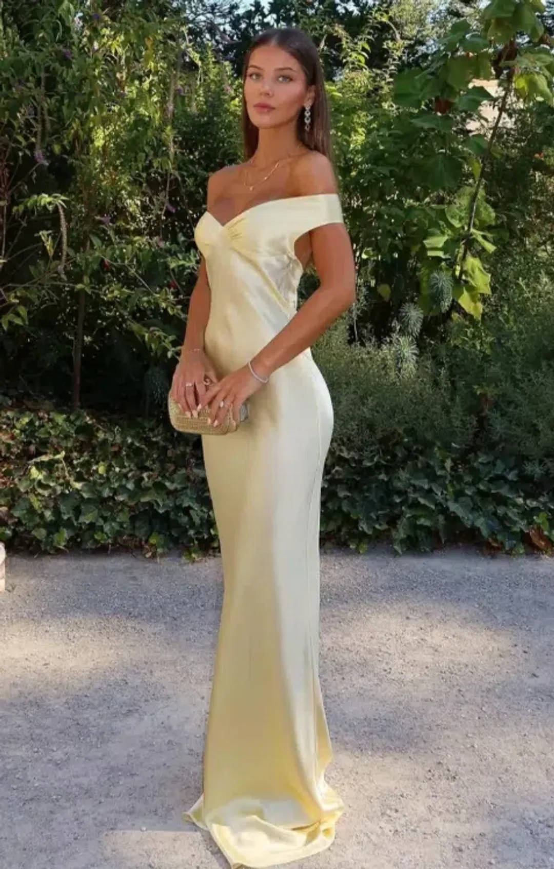 Natalie Rolt Bridget Gown – Lemon sz 6 for rent on The Volte - main image