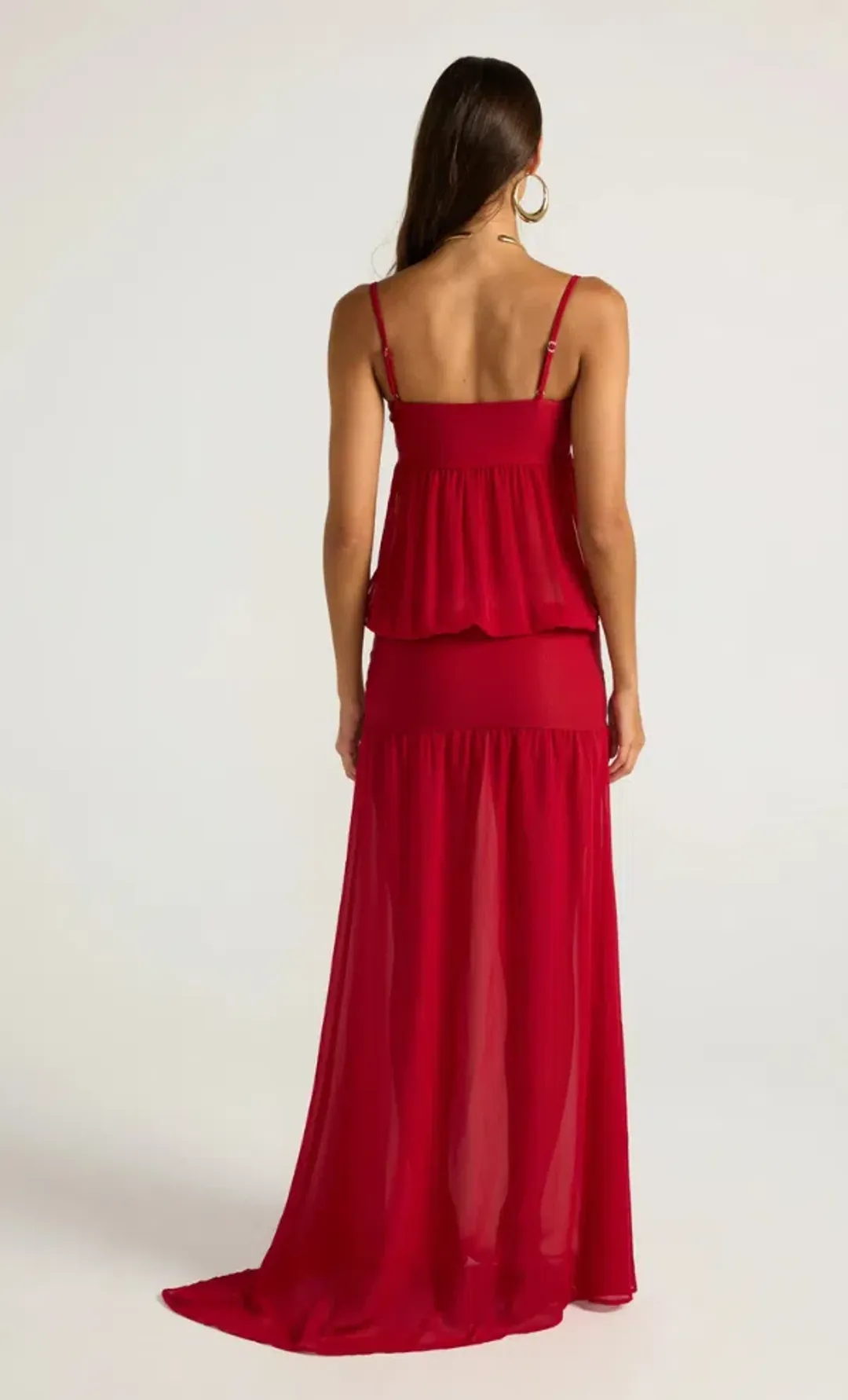 Ance Gria Romeo Gown - Red S for rent on The Volte - main image