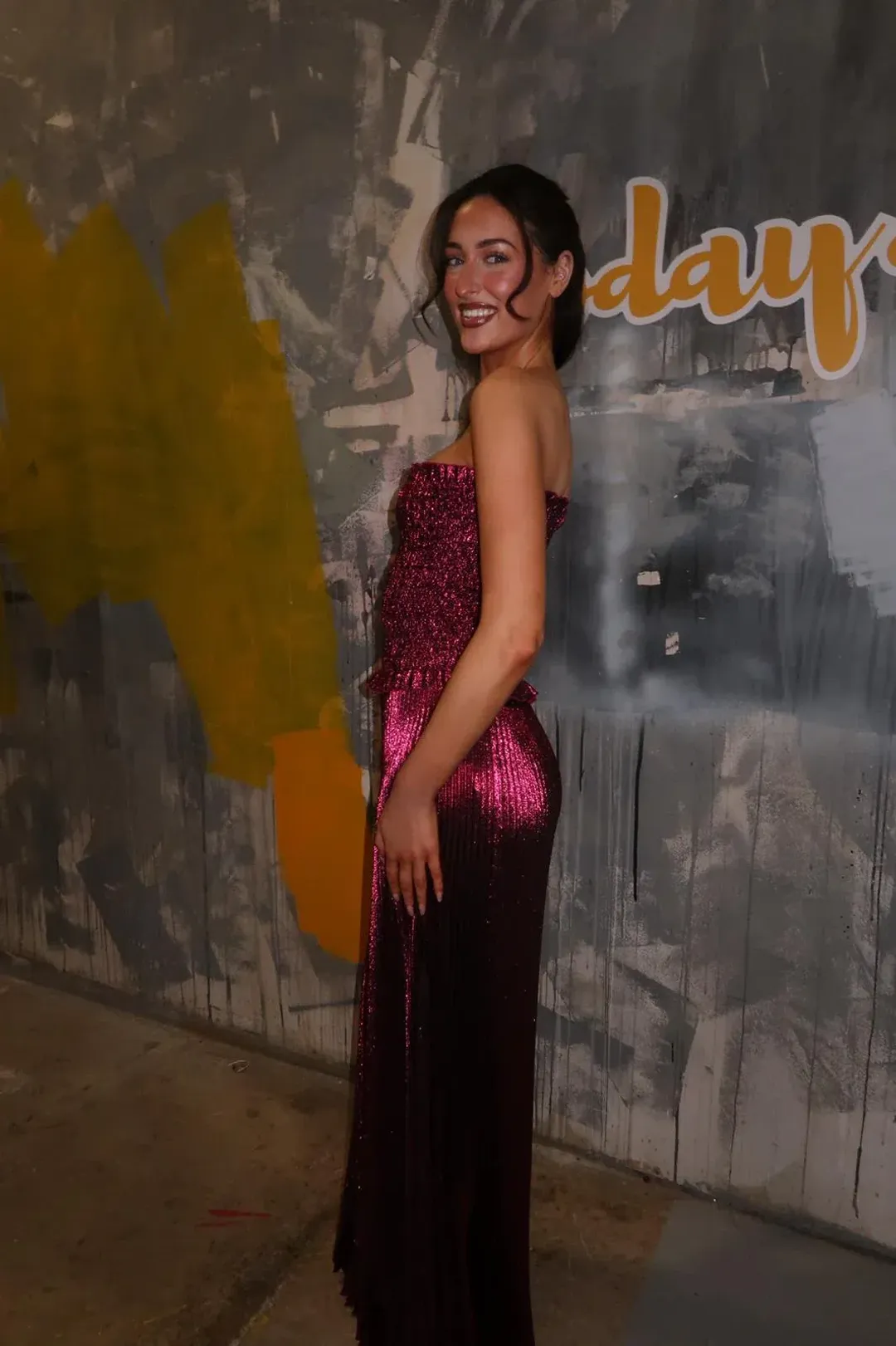 LIDEE WOMAN MAYA GOWN SANGRIA / SIZE 6  for rent on The Volte - main image