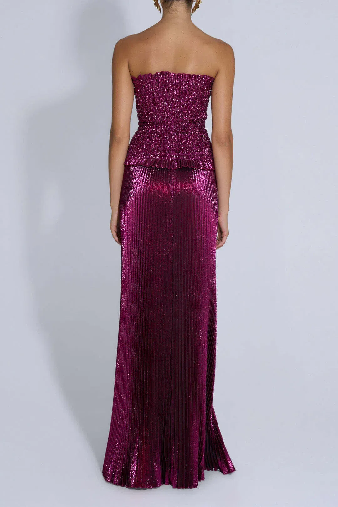 Lidee Maya Gown in Sangria Glitter Size 6 for rent on The Volte - main image