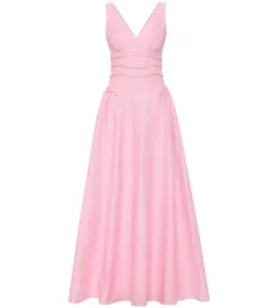 Rachel Gilbert Sophia Gown Pink Size 10 for rent on The Volte - image 4